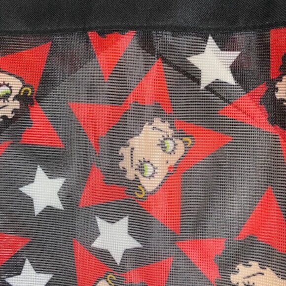 Betty Boop Women's Black Red White Handbag Tote Bag - Picture 4 of 8